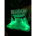 Bottle Holder Ice Sculpture