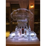 Bottle Holder Ice Sculpture