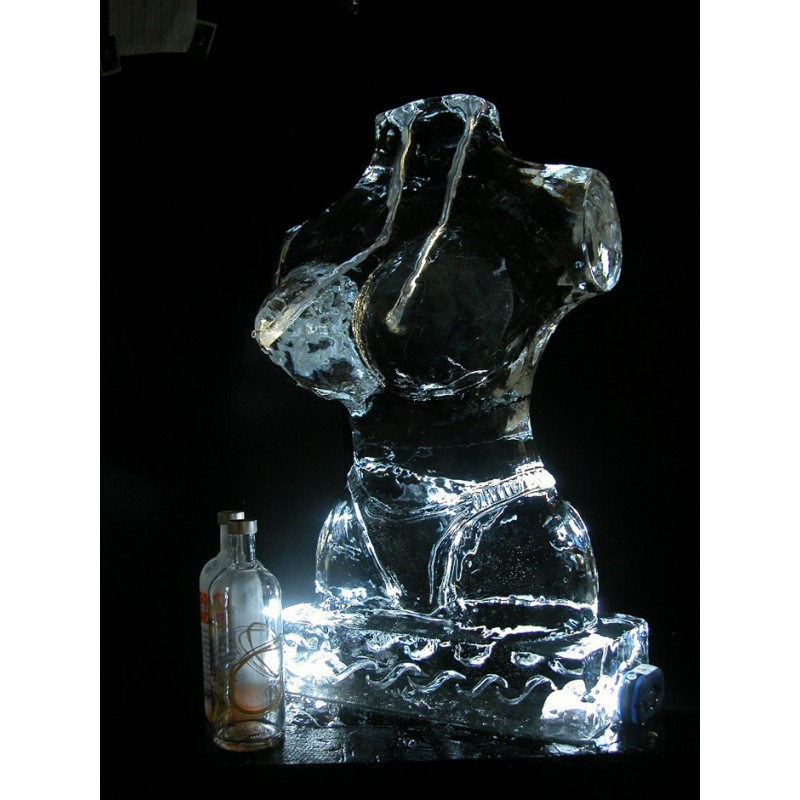 1/2 Block Luges - Sculpted Ice Works